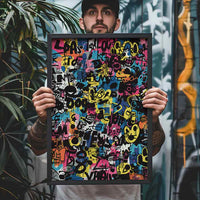 Street-Style Wall Art Graffiti Poster