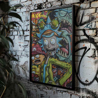 Street Art Characters Graffiti Poster