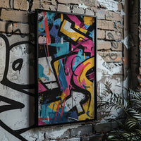 Urban Wall Abstract Graffiti Poster