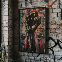 Fist Graffiti Poster