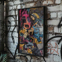 Vibrant Abstract Graffiti Poster