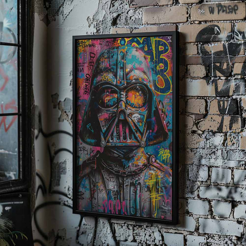 Darth Vader Graffiti Poster