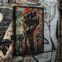 Fist Graffiti Poster