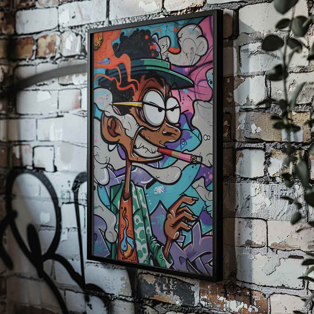 Urban Puff Graffiti Poster