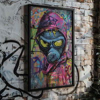 Spray-Painted Graffiti Poster